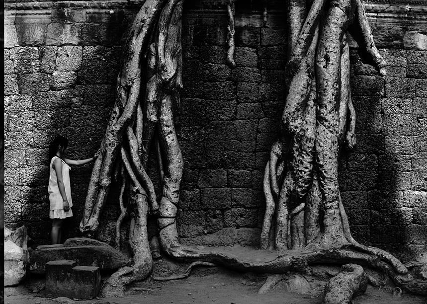 Cambodian Taxi Driver - monochrome zine edition